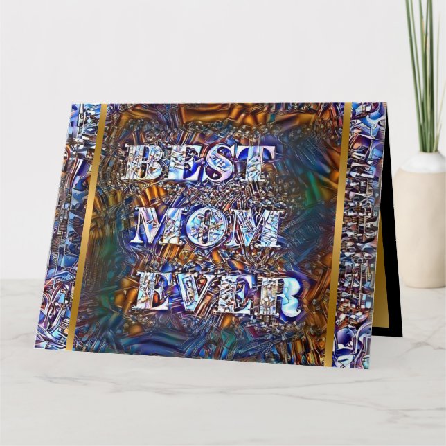 Cartão Elegant Modern Popular Gift (Frente)