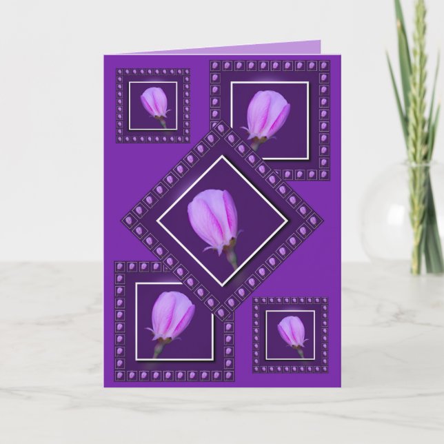 Cartão Elegant Spring Blossom Happy Birthday  (Frente)