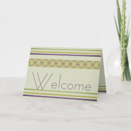 Cartão Elegante Bem-Vindo À Equipe