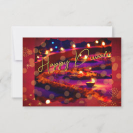 Cartão elegante de Diwali