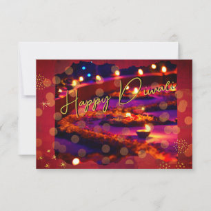 Cartão elegante de Diwali