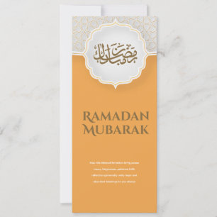 Cartão Elegante de Eid Mubarak
