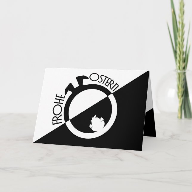 Cartão Elegante feliz Páscoa para seus entes queridos! (Frente)