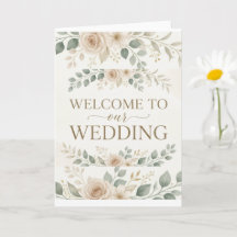 Elegante Floral Aquarela Neutra Boas-Vindas de Cas