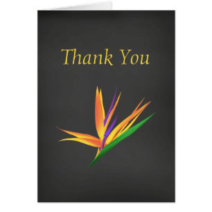 Cartão Elegante Obrigado pela sua simpatia