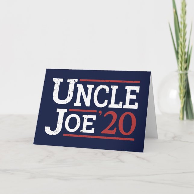 Cartão Eleição 2020 - Tio Joe (Frente)