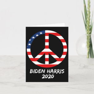 Cartão Eleição De Biden Harris Sinalizador Democrático Do