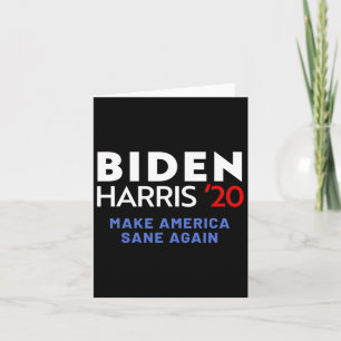 Cartão Eleição De Biden Kamala Harris Liberal Democrat 20