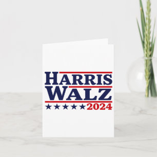Cartão Eleição Walz 2024 Kamala Harris Tim Waltz 2024 13