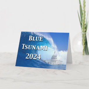 Cartão Eleições 2024 no tsunami