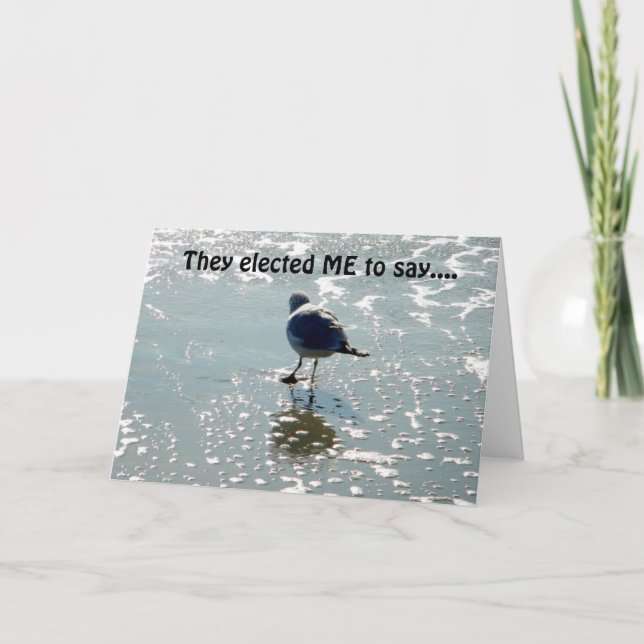 CARTÃO ELEITARAM-ME PARA DIZER-GOSTA NO ANIVERSÁRIO (Frente)