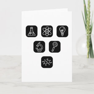 Cartão Elementos da ciência