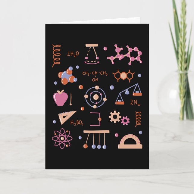 Cartão Elementos de física (Frente)