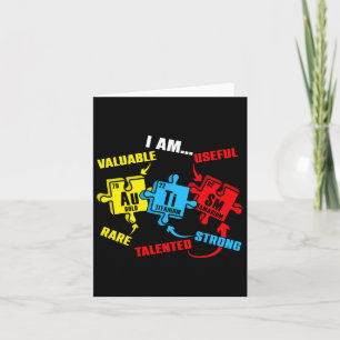 Cartão Elementos de Química Mesa Periódica Autismo Aw