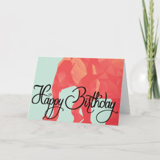 Cartão Elephant Happy Birthday Card