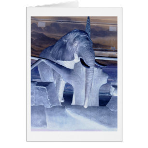 Cartão Elephant Pop Art