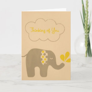 Cartão Elephant Thinking of You card