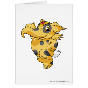 Cartão Elephante manchou