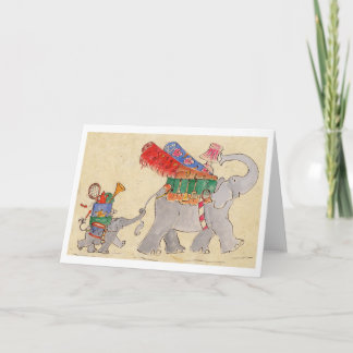 Cartão Elephants' Moving Day
