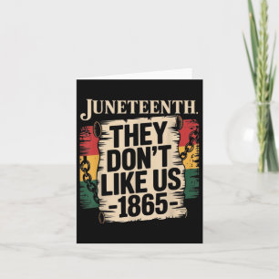 Cartão Eles Não Gostam Do Orgulho De Junta De 1865