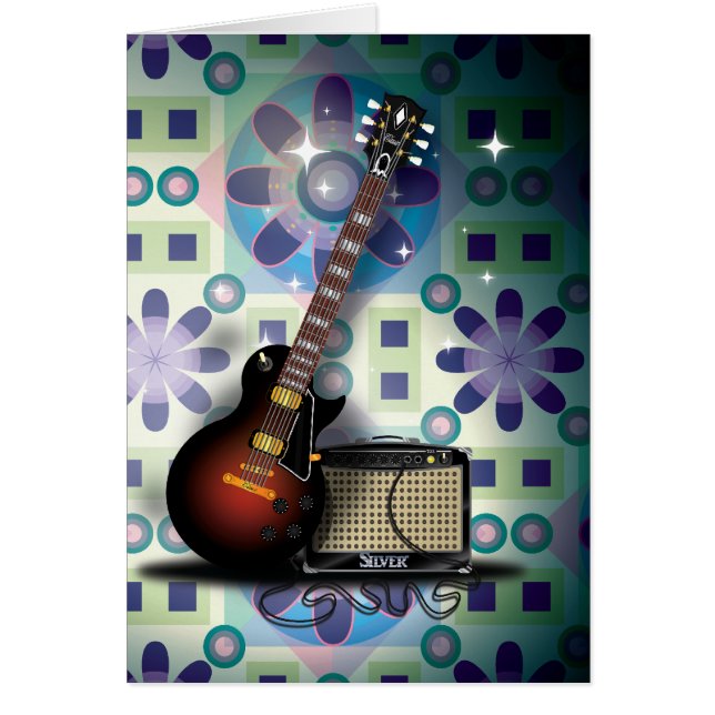 Cartão Elétrica n' Amp Classic Sunburst (Frente)