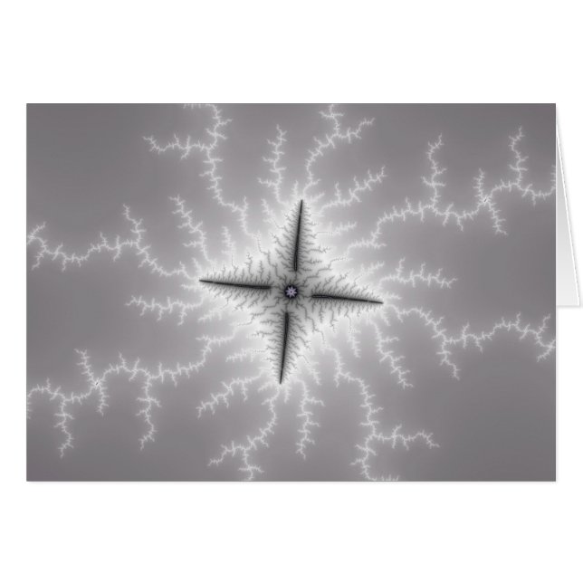 Cartão Eletro - Arte Fractal (Frente Horizontal)