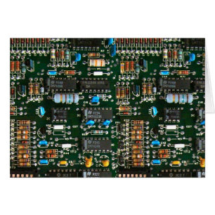 Cartão Eletrônicos do computador Imagem do Conselho do ci