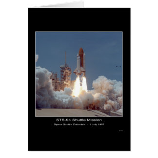 Cartão Elevação da Colúmbia Espacial - 1º de julho de 199