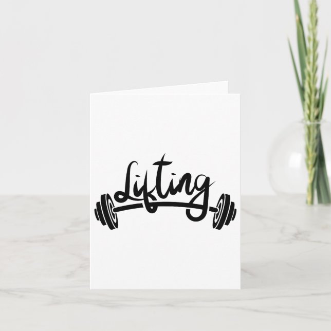 Cartão Elevação da posição Elevação do peso do gim (Frente)