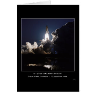 Cartão Elevação do Endeavador de Ônibus Espacial - 30 de