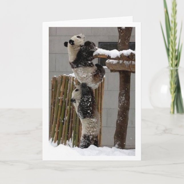 Cartão elevador da panda (Frente)