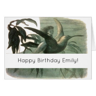 Cartão Elf Fairies Elves Moon Night Bird Voando