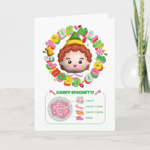 Cartão Elf o Filme Quatro grupos principais de Comidas