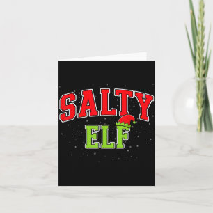 Cartão Elfo Salgado Natal Família Correspondente Grupo Na