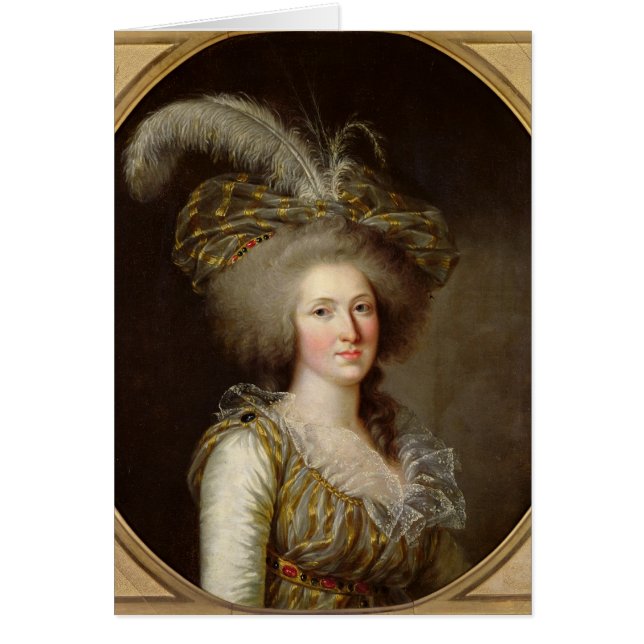 Cartão Elisabeth de France (Frente)