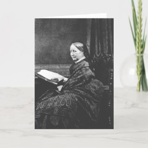 Cartão Elizabeth Cleghorn Gaskell  19th century