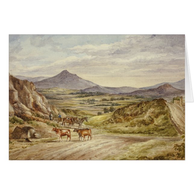 Cartão Elizabeth Murray - Colinas Wicklow (Frente Horizontal)