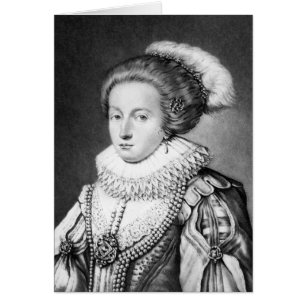 Cartão Elizabeth Stuart, Rainha da Boêmia