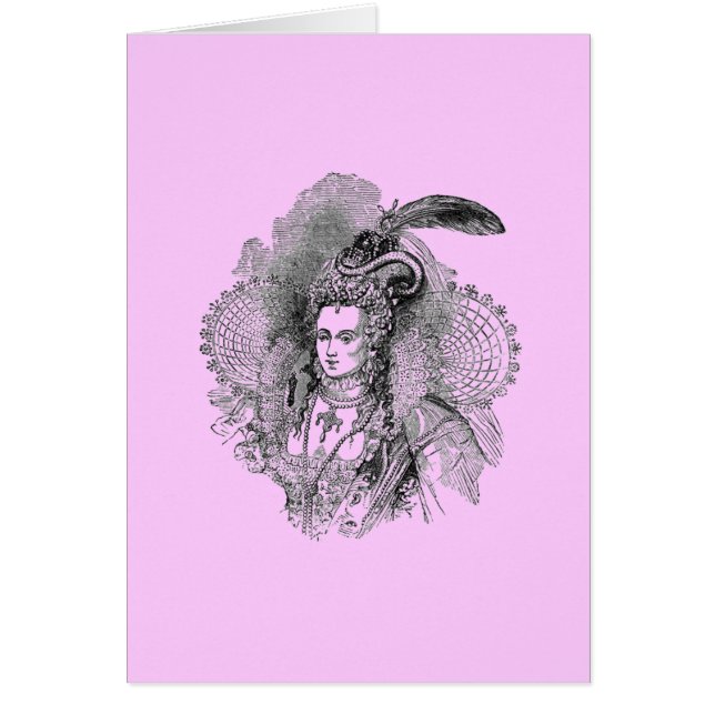 Cartão Elizabethan Clothing (Frente)