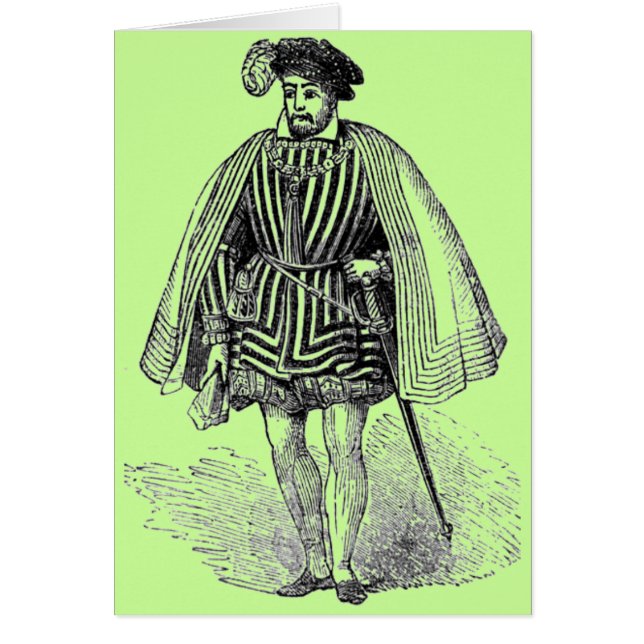 Cartão Elizabethan Fashion (Frente)