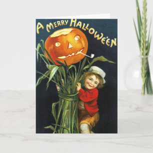 Cartão Ellen H. Clapsaddle: A Merry Halloween