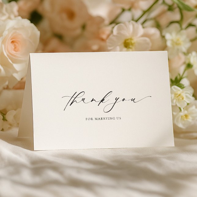 Cartão Ellesmere Obrigado Por Se Casar Com Nós Dia De Cas (Criador carregado)