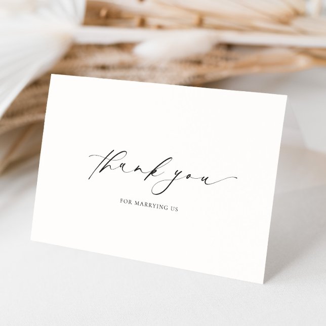 Cartão Ellesmere Obrigado Por Se Casar Com Nós Dia De Cas (Criador carregado)