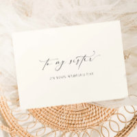 Ellesmere Para A Minha Irmã No Seu Dia De Casament