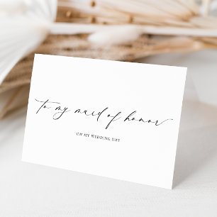 Cartão Ellesmere Para Minha Dama De Honra No Dia Do Casam