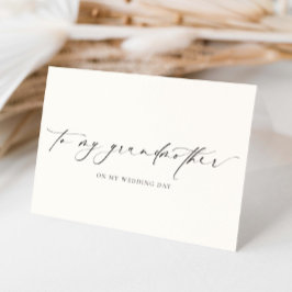 Cartão Ellesmere Para O Dia De Casamento Da Minha Avó