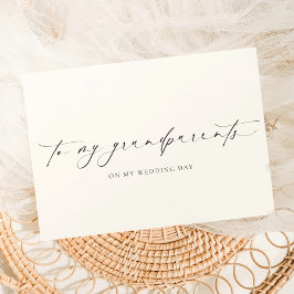 Cartão Ellesmere Para O Dia De Casamento De Meus Avós