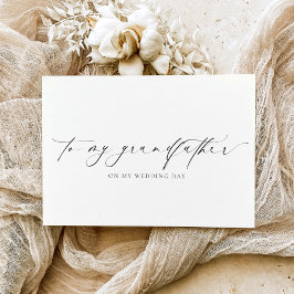 Cartão Ellesmere Para O Dia De Casamento Do Meu Avô