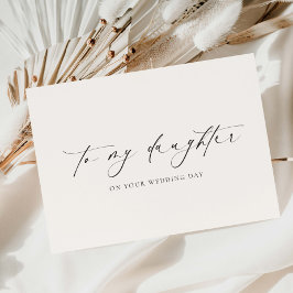 Cartão Ellesmere Para O Dia Do Casamento Da Minha Filha