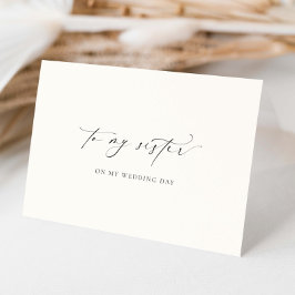 Cartão Ellesmere Para O Dia Do Casamento Da Minha Irmã